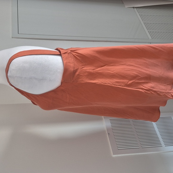 COS Strappy Silk Top In Coral Size Small - Picture 5 of 7